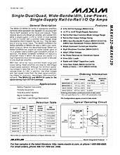 DataSheet MAX4122 pdf
